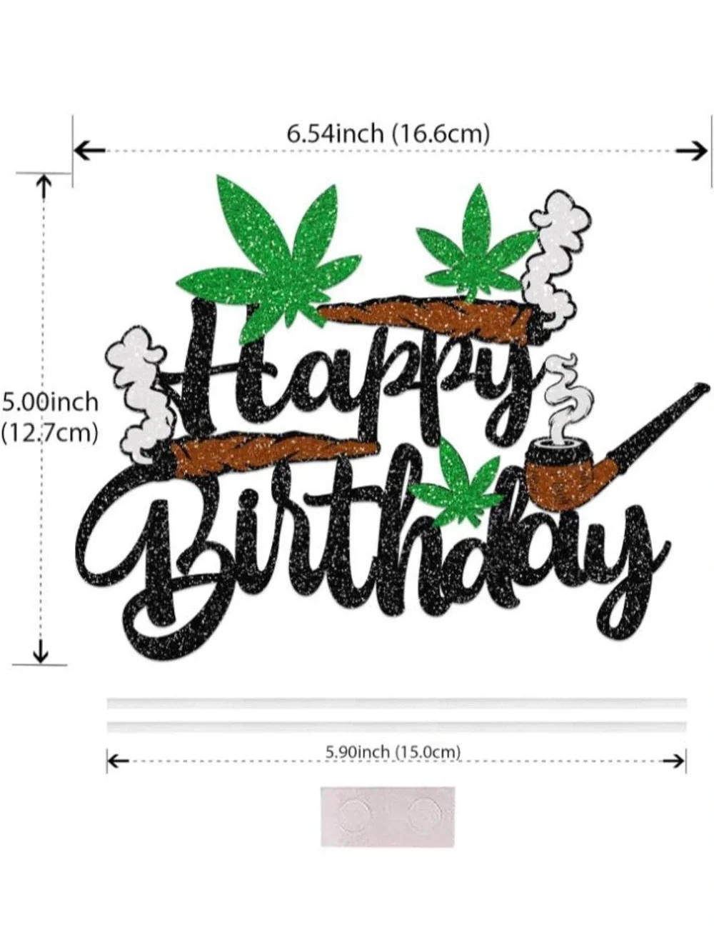 420 cake topper